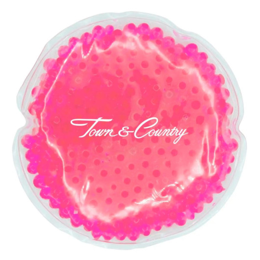 Promotional Round Heat Packs Pink